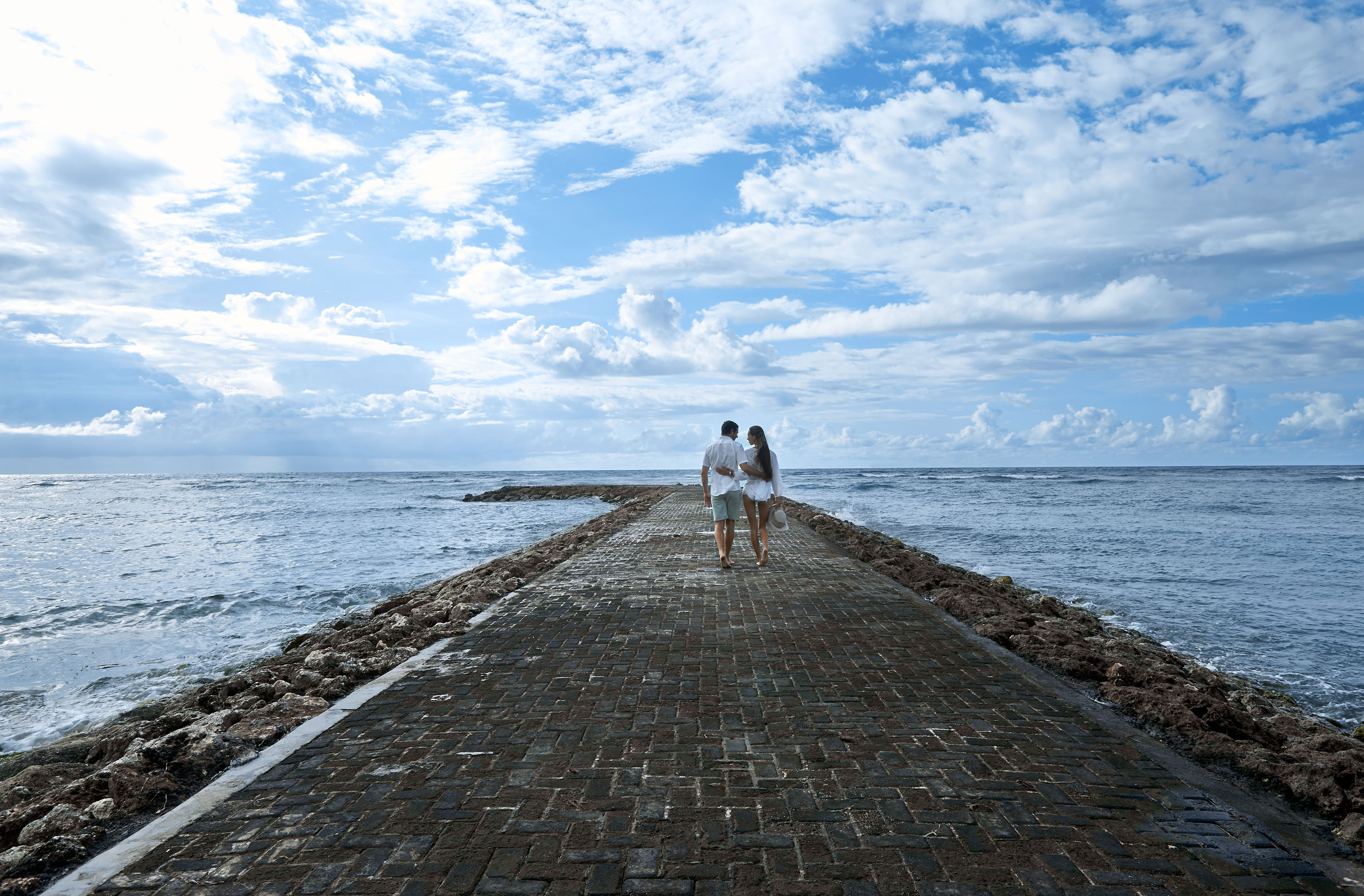 Couple on The Walkway